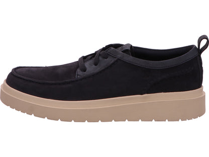 Clarks Herren Halbschuh Polden Moc in dunkelblau