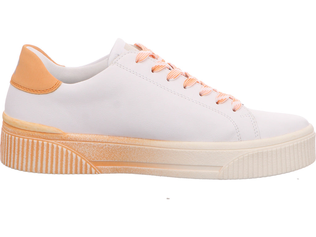 Rieker Damen Sneaker Revolution in weiß-bunt-kombiniert
