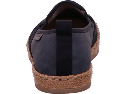 Rieker Herren Slipper  in blau-bunt-kombiniert