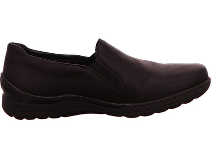 Rieker Damen Slipper  in schwarz