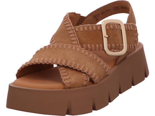 Gabor Damen Sandalette  in hellbraun