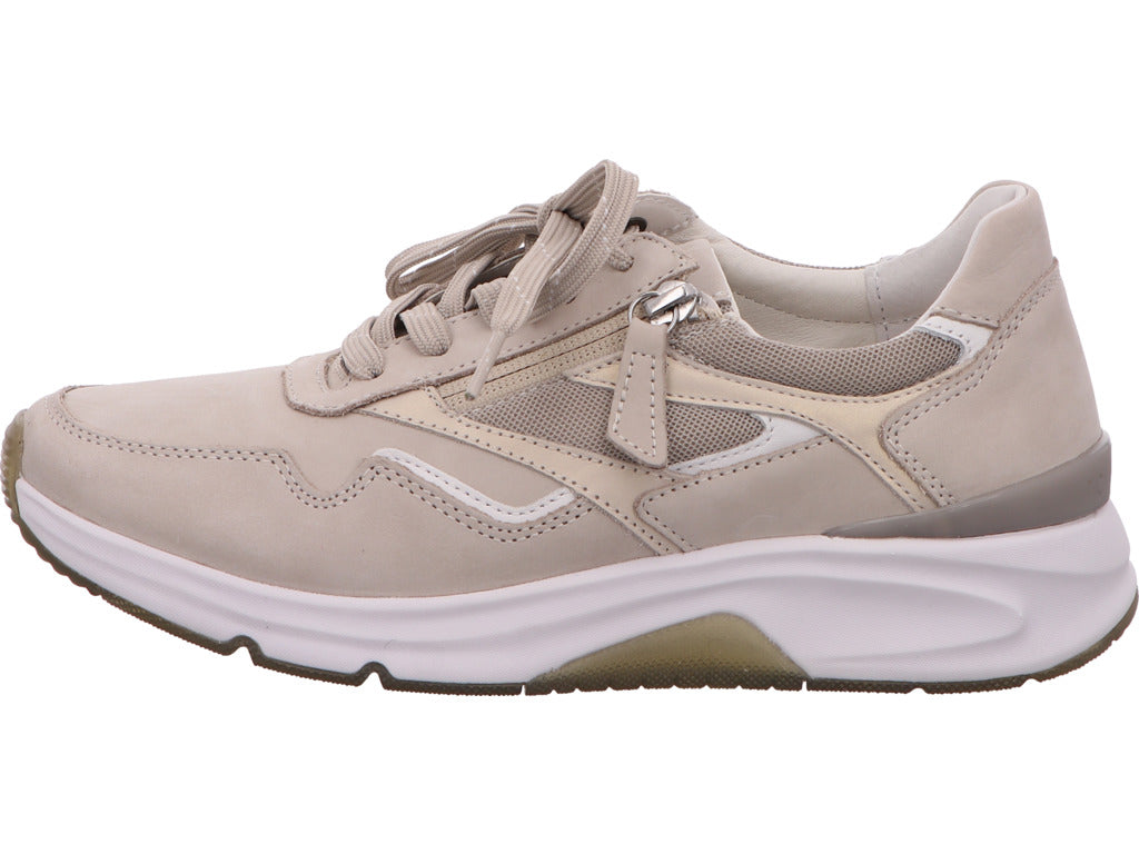 Gabor Comfort damessneakers in beige combinatie