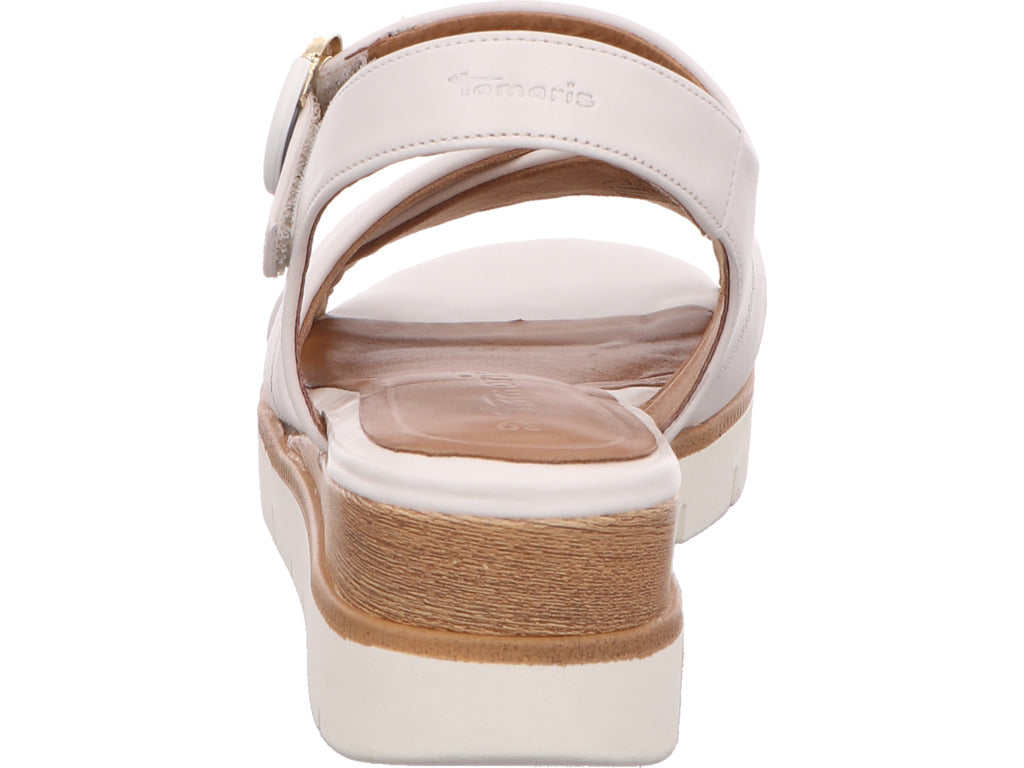 Tamaris Damen Sandalette  in weiß