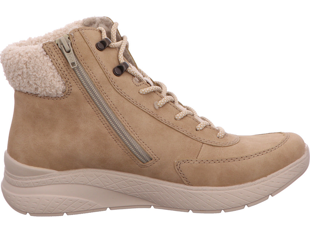Rieker Damen Stiefel  in beige-bunt-kombiniert