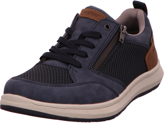 Rieker Herren Sneaker  in blau-bunt-kombiniert