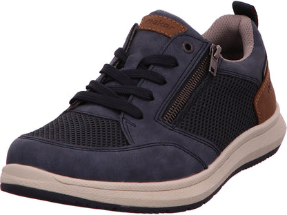 Rieker Herren Sneaker  in blau-bunt-kombiniert