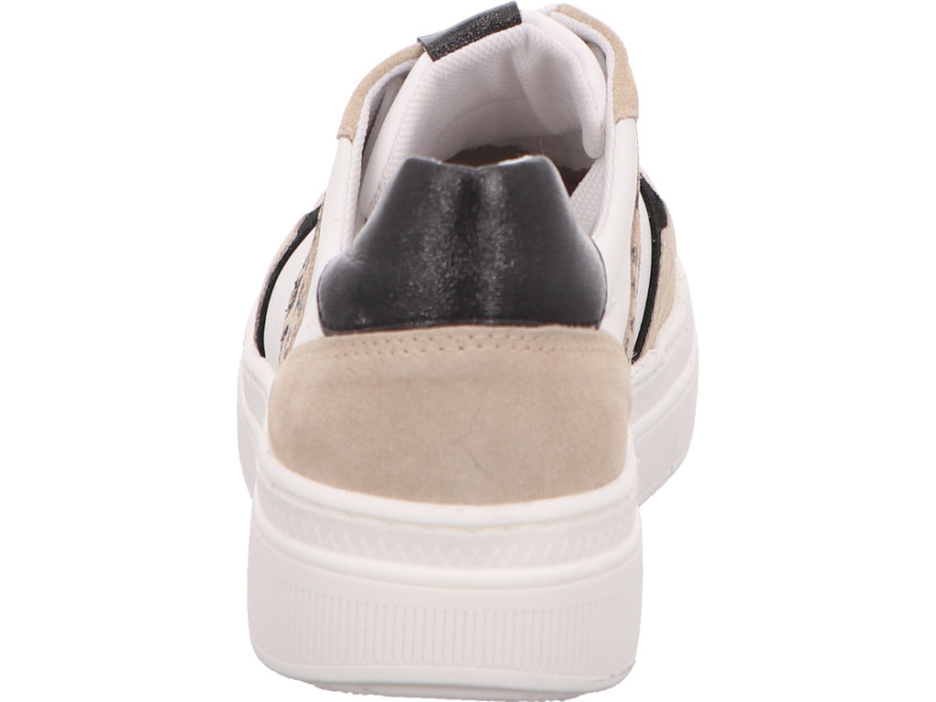 Tamaris Damen Sneaker  in weiß-bunt-kombiniert