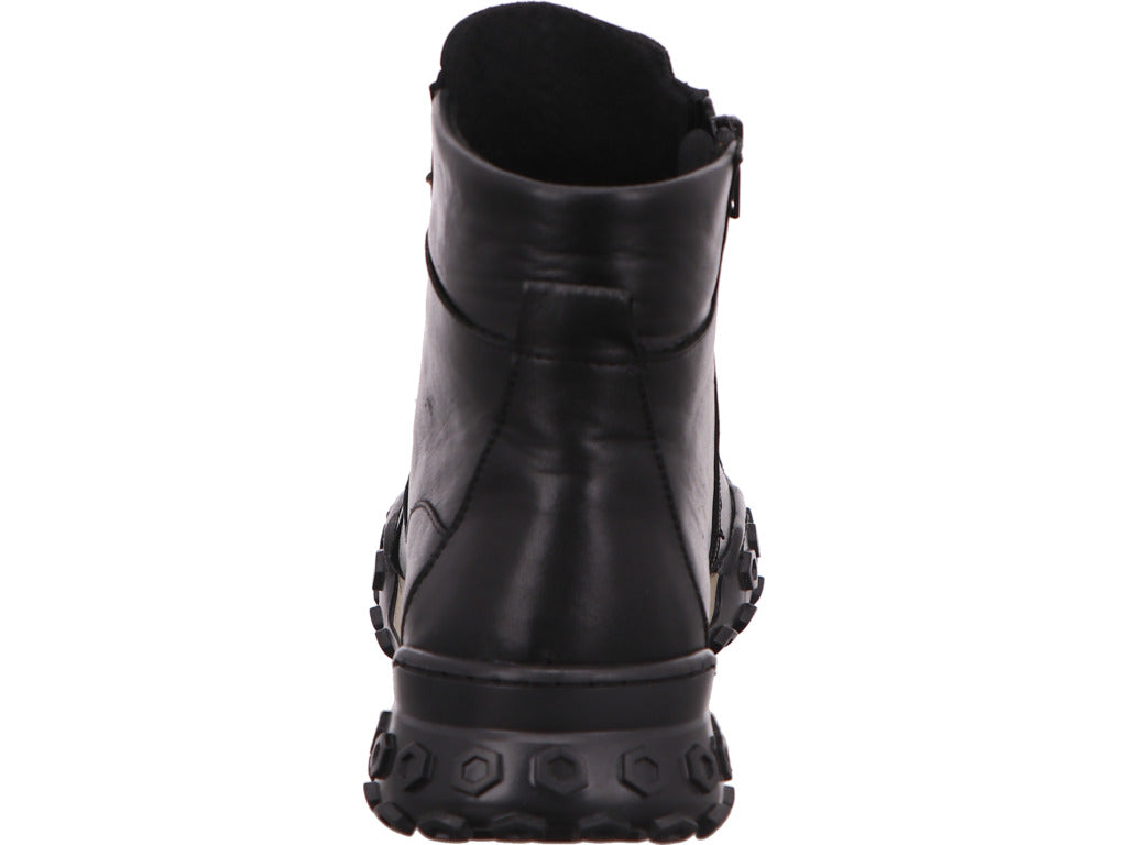Gemini Damen Stiefel Anilina in schwarz-bunt-kombiniert