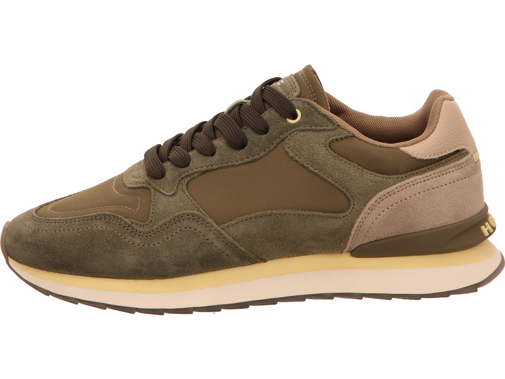 HOFF herensneakers City Berlin Man in een groen-multicolor combinatie