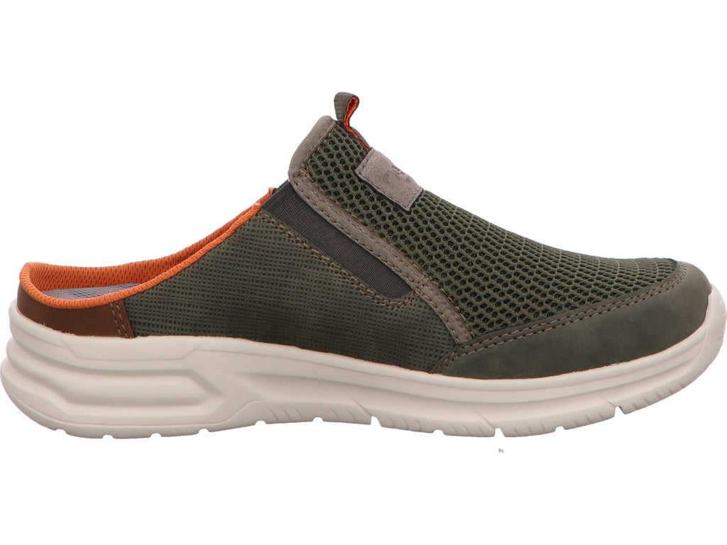 Rieker Herren Clog / Töffler  in grau-bunt-kombiniert