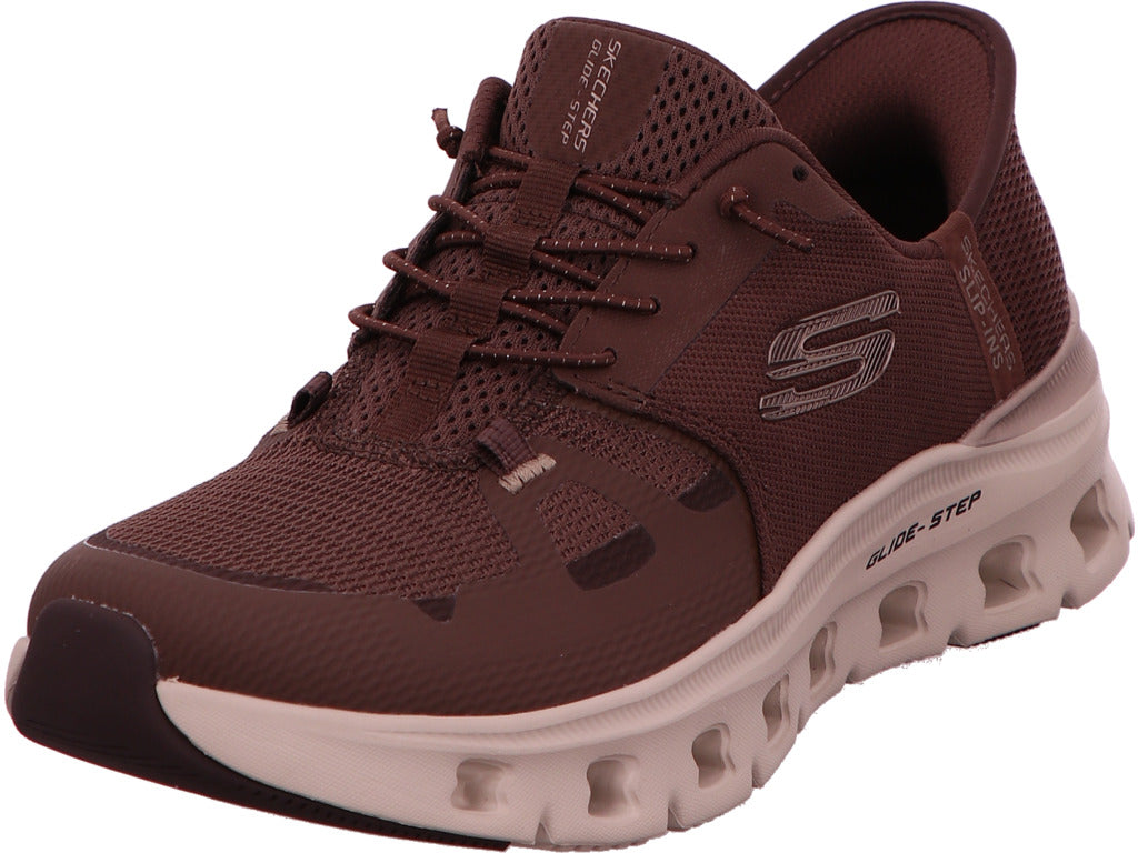 Skechers Damen Sneaker Glide-Step Pro-Radiant in dunkelbraun