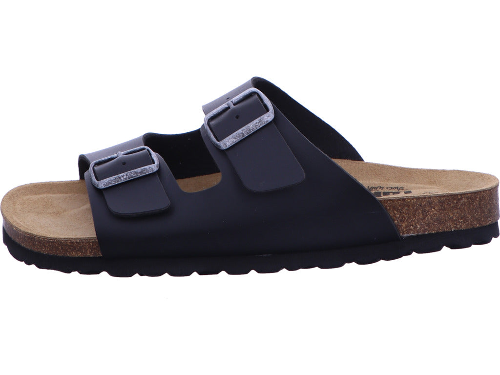 Longo Herren Pantolette  in schwarz