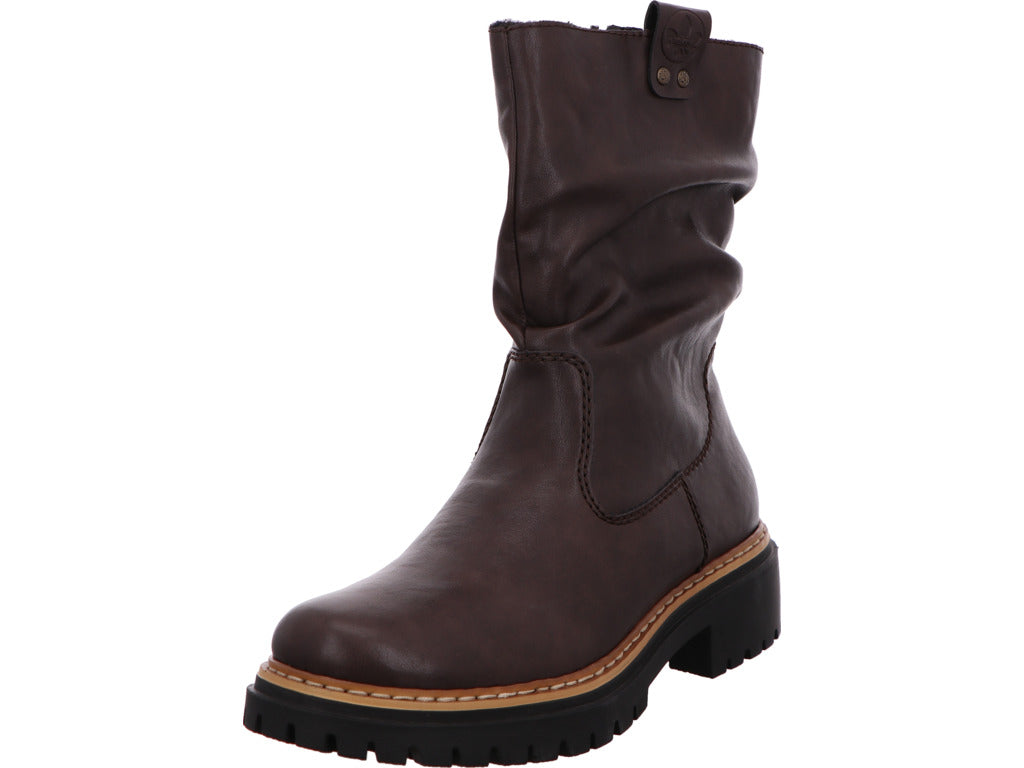 Rieker Damen Stiefel  in dunkelbraun