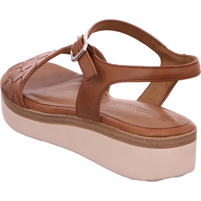 Tamaris Sandalette Sommerschuh Damen Braun Leder   Bild3