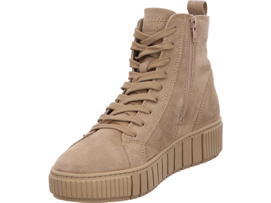 Tamaris dameslaarzen in lichtbeige