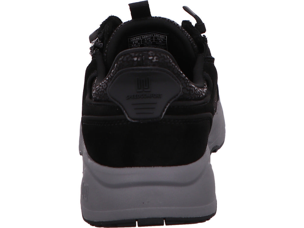 Waldläufer Damen Schnürschuh H-Tessi in schwarz