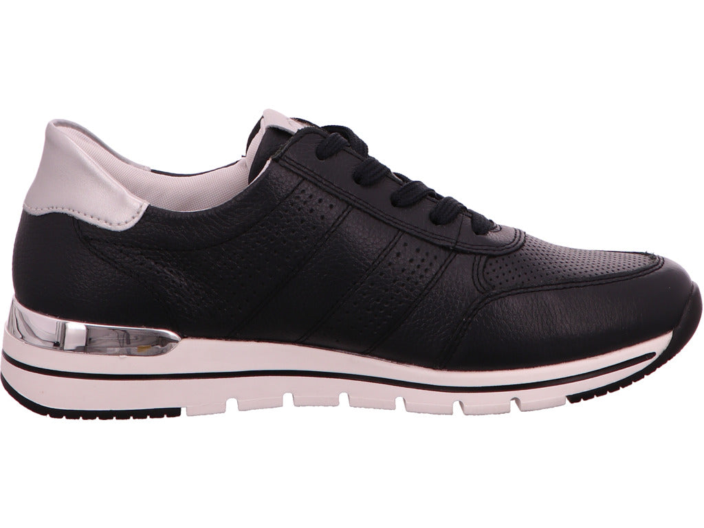 Remonte damessneakers in een blauw-multicolor combinatie