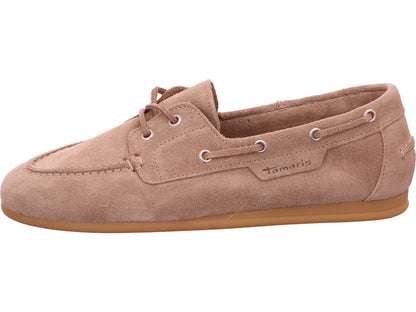 Tamaris Damen Schnürschuh  in taupe