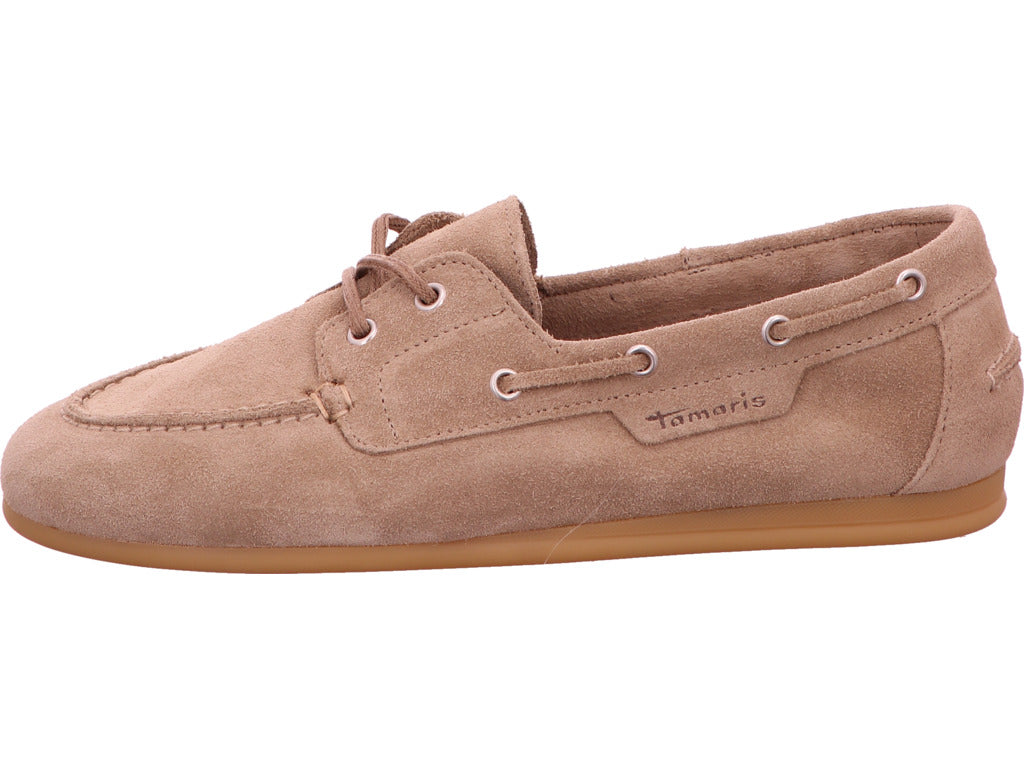 Tamaris Damen Schnürschuh  in taupe
