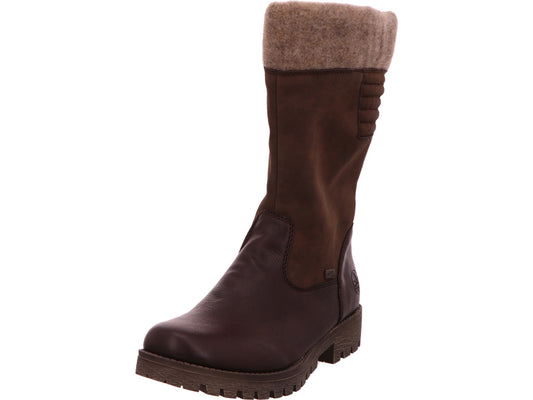 Rieker Damen Stiefel  in braun-kombiniert