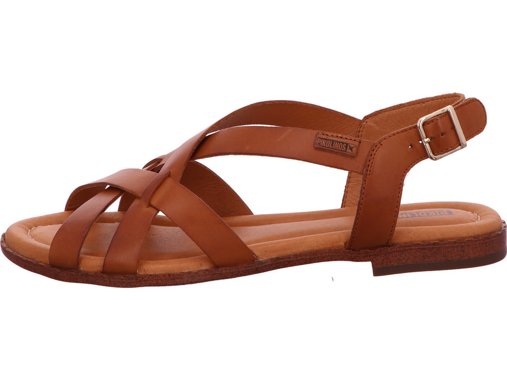 Pikolinos Damen Sandalette Algar in hellbraun