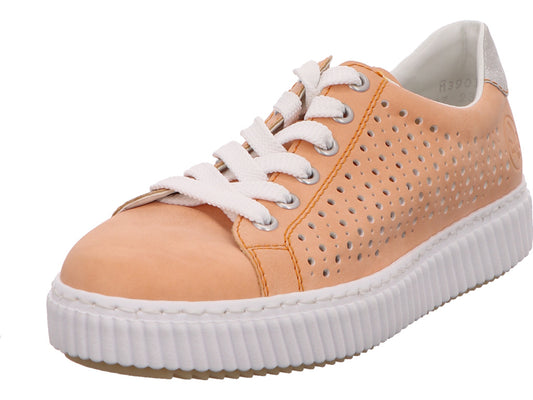 Rieker Damen Schnürschuh  in orange
