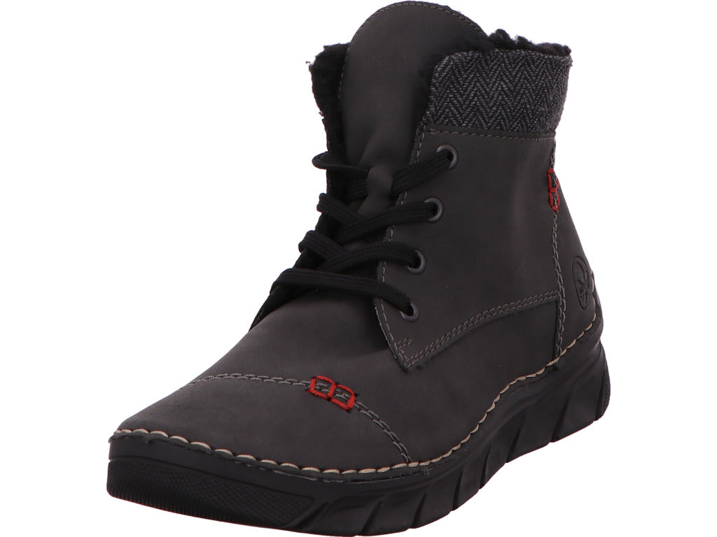 Rieker Damen Stiefel  in grau-kombiniert