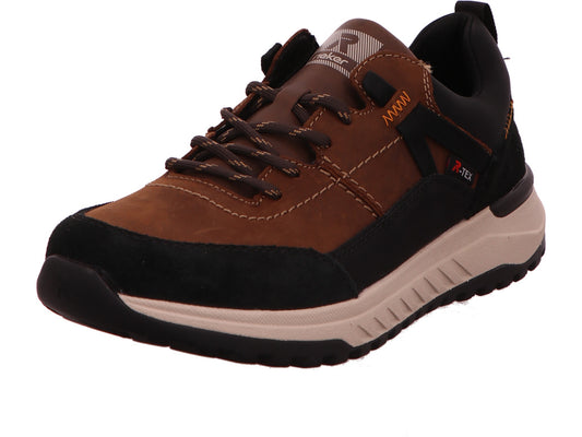 Rieker herenschoen in een bruin-multicolor combinatie