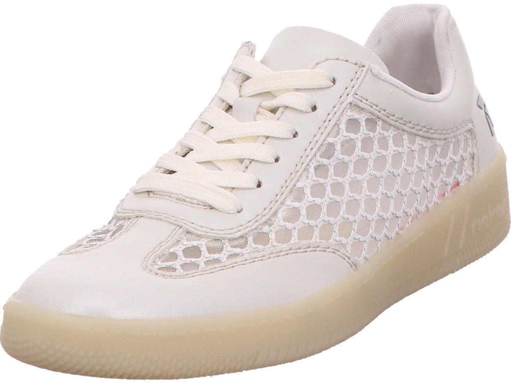 Rieker Damen Sneaker  in weiß-bunt-kombiniert