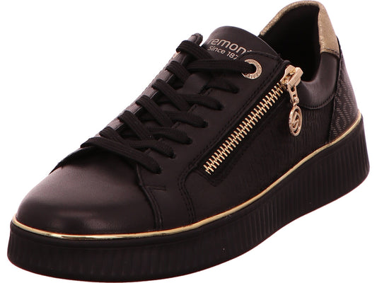 Remonte Damen Sneaker  in schwarz-bunt-kombiniert