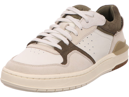 Clarks Herren Halbschuh Courtlite2 in grün-bunt-kombiniert