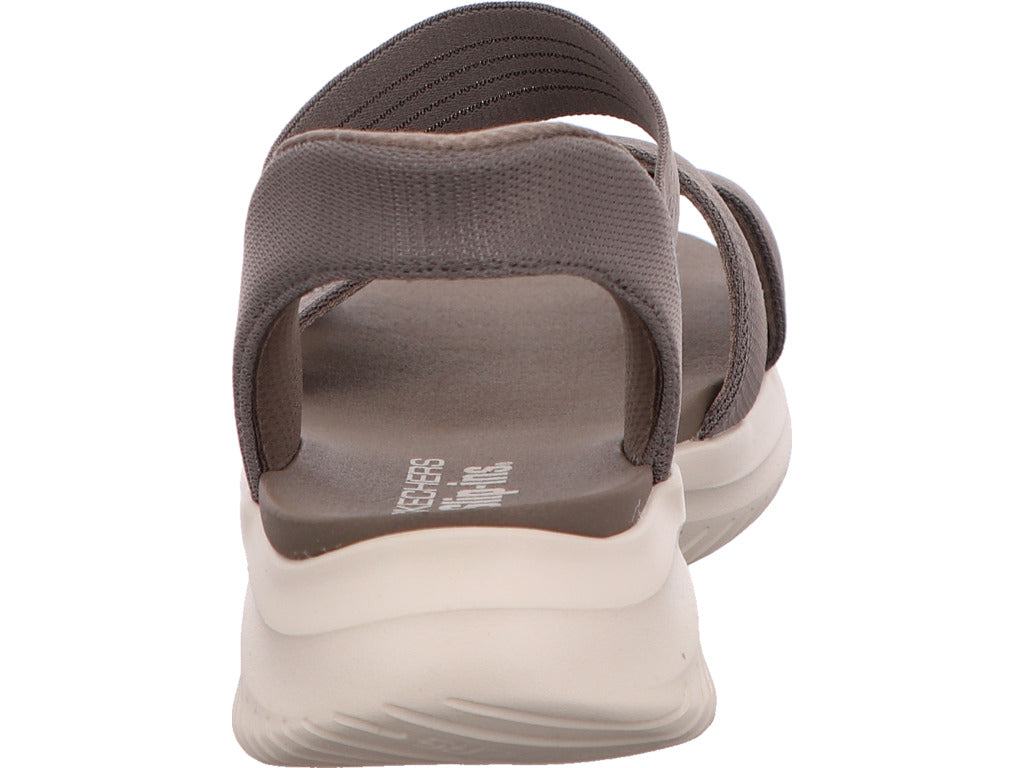 Skechers Damen Sandalette Ultra Flex 3.0 in taupe