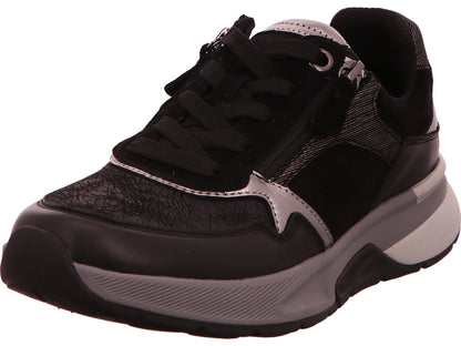 Gabor Comfort Damen Sneaker  in schwarz-bunt-kombiniert