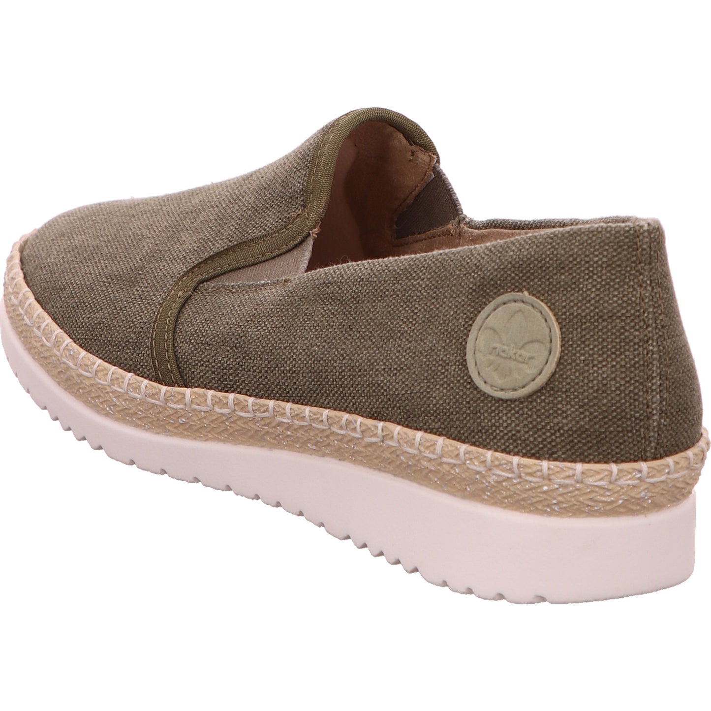 Rieker Slipper Absatz Damen  Stoff/Leinen   Bild3