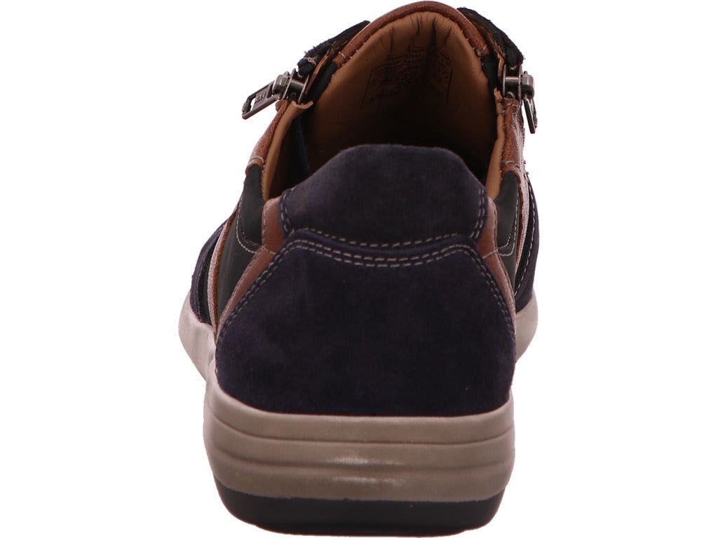 Josef Seibel Herren Halbschuh Enrico 20 in blau-bunt-kombiniert