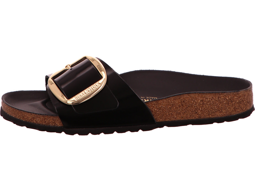 Birkenstock Damen Pantolette Madrid Big Buckle in schwarz