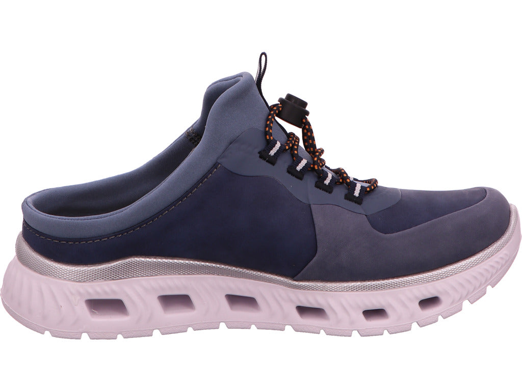 Rieker Damen Clog / Töffler  in blau-kombiniert