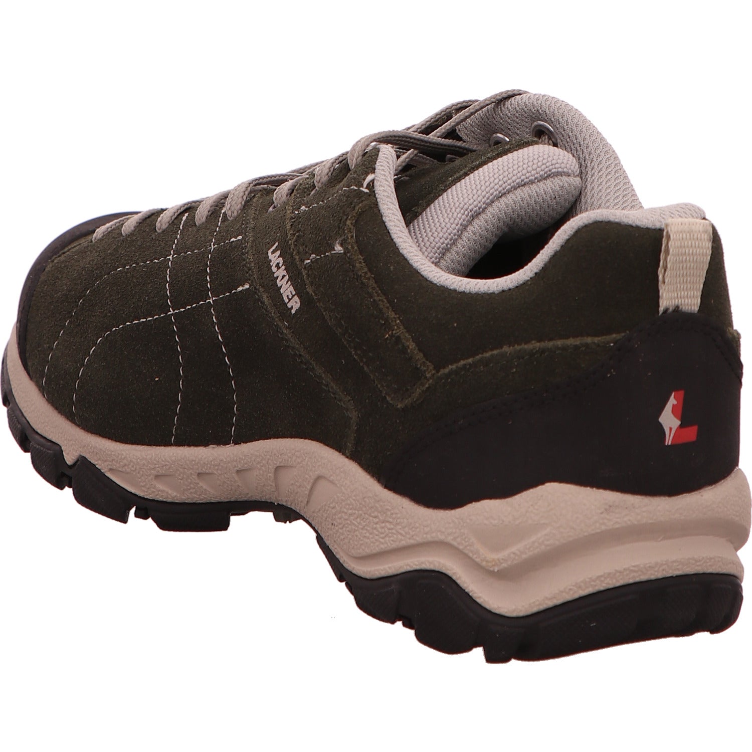 Lackner Wanderschuh Outdoorschuh Grün Damen Rauhleder   Bild3