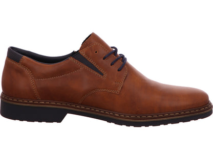 Rieker herenschoen met veters in lichtbruin