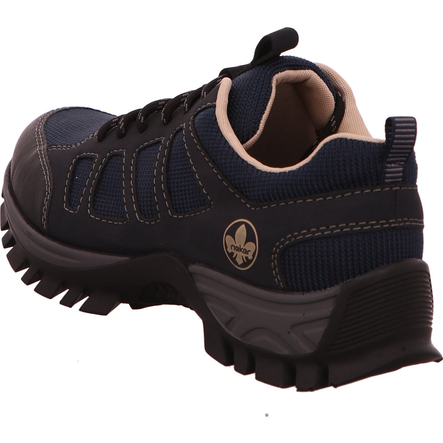 Rieker Schnürhalbschuh Outdoor Trekking Damen Blau Synthetik-Textil-kombiniert   Bild3