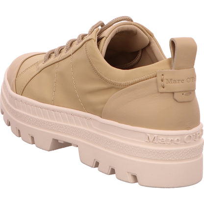 MARC O'POLO Sneaker Schnürhalbschuh Freizeit Damen Beige Stoff/Leinen   Bild3