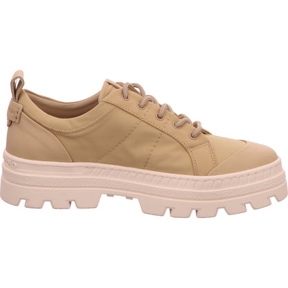 MARC O'POLO Sneaker Schnürhalbschuh Freizeit Damen Beige Stoff/Leinen   Bild5