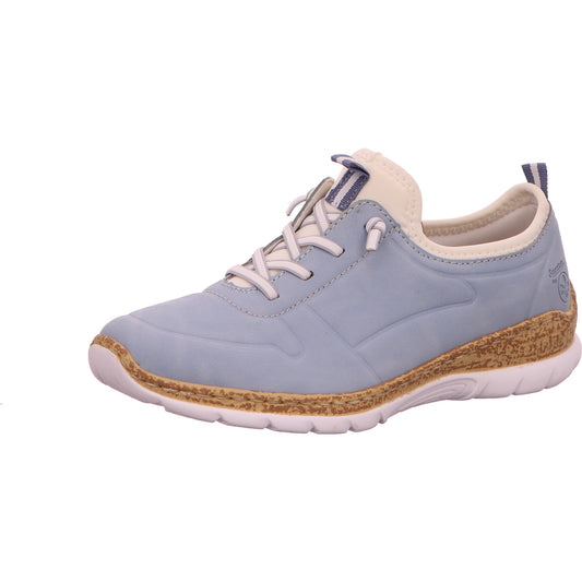 Rieker Sneaker Schnürhalbschuh Damen Blau Synthetik   Bild1