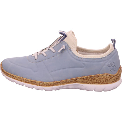 Rieker Sneaker Schnürhalbschuh Damen Blau Synthetik   Bild2