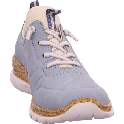 Rieker Sneaker Schnürhalbschuh Damen Blau Synthetik   Bild6