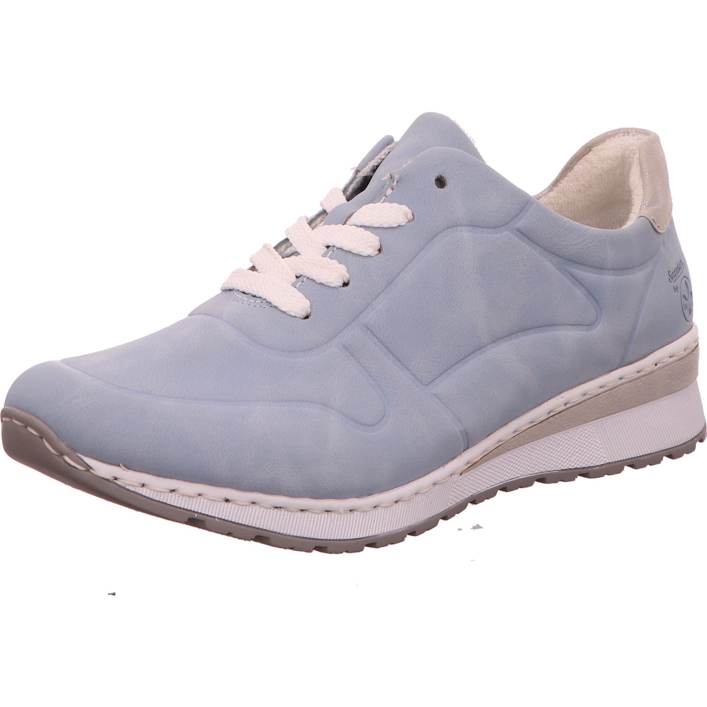 Rieker Sneaker Schnürhalbschuh Damen Blau Synthetik   Bild1