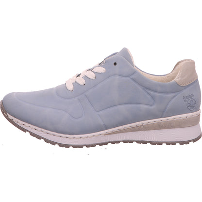 Rieker Sneaker Schnürhalbschuh Damen Blau Synthetik   Bild2