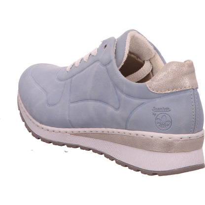 Rieker Sneaker Schnürhalbschuh Damen Blau Synthetik   Bild3