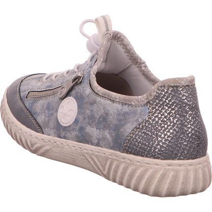 Rieker Sneaker Schnürhalbschuh Damen Blau Synthetik   Bild3