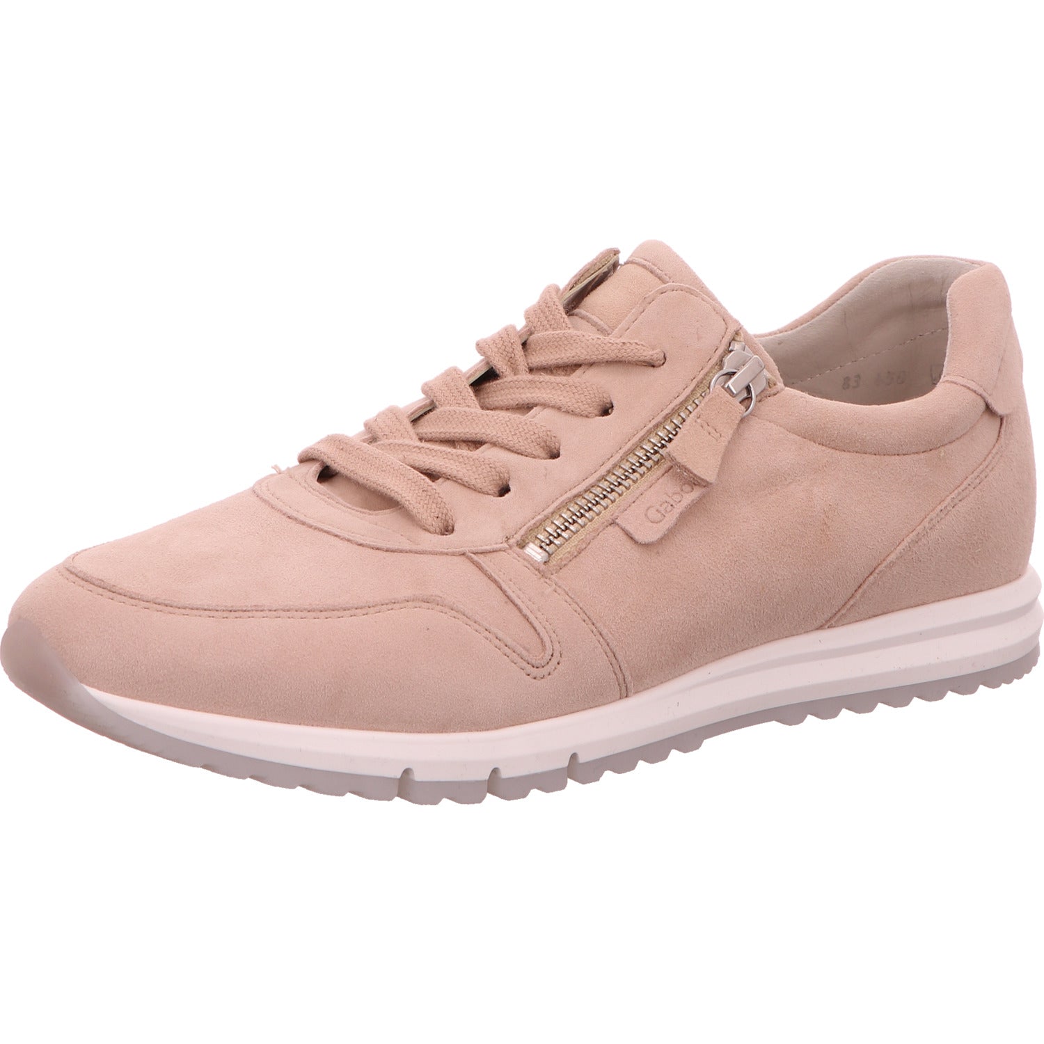 Gabor Sneaker Schnürschuh  Rosa Gabor Damen Rauhleder   Bild1